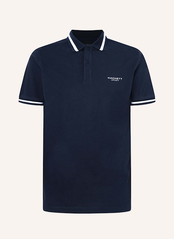 HACKETT LONDON Poloshirt HS TIPPED POLO DUNKELBLAU