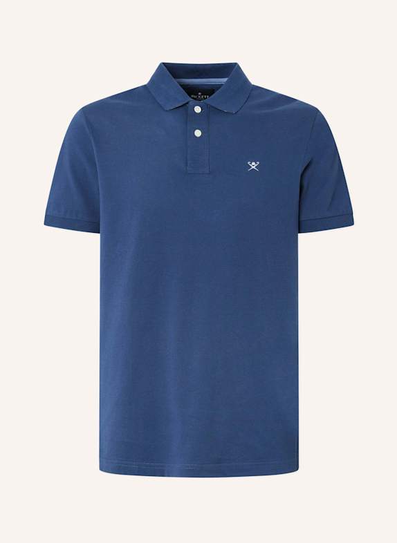 HACKETT LONDON Piqué-Poloshirt Slim Fit BLAU