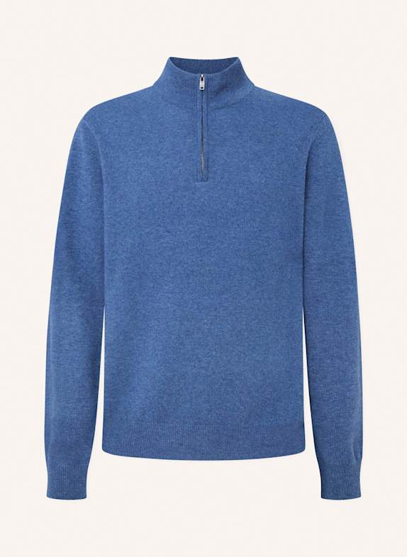 HACKETT LONDON Pullover MERINO CASH MIX HZ BLAU