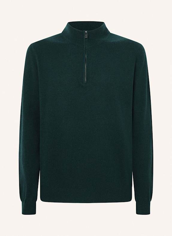 HACKETT LONDON Pullover MERINO CASH MIX HZ DUNKELGRÜN