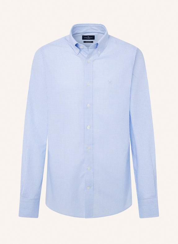 HACKETT LONDON Freizeithemd ESSENTIAL GINGHAM HELLBLAU