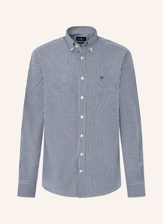 HACKETT LONDON Freizeithemd ESSENTIAL GINGHAM DUNKELBLAU