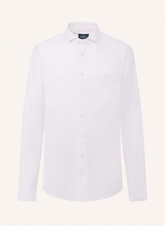 HACKETT LONDON Freizeithemd ESS GMT DYE STRET POP WEISS