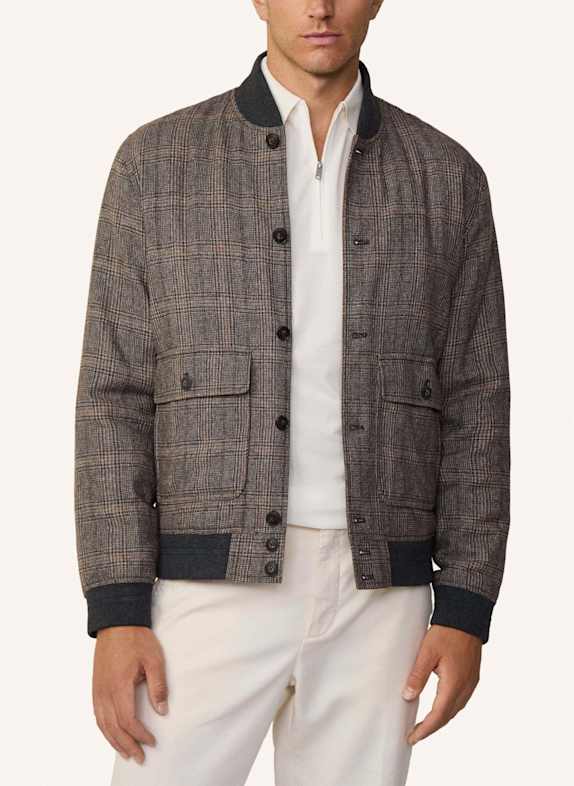 HACKETT LONDON Daunenjacke POW BOMBER CAMEL