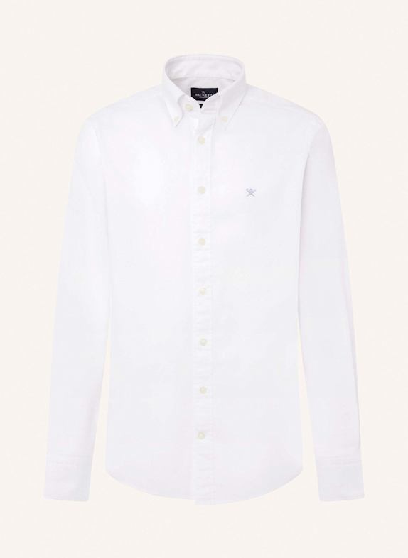 HACKETT LONDON Freizeithemd ESS GMT DYED OXFORD WEISS