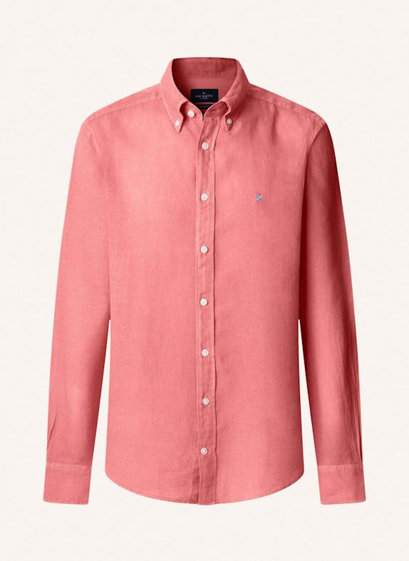 HACKETT LONDON Freizeithemd ESS GMD LINEN BRPT ROT