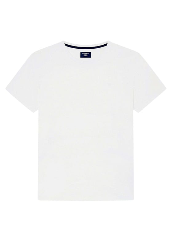 HACKETT LONDON T-Shirt PIMA COTTON TEE WEISS