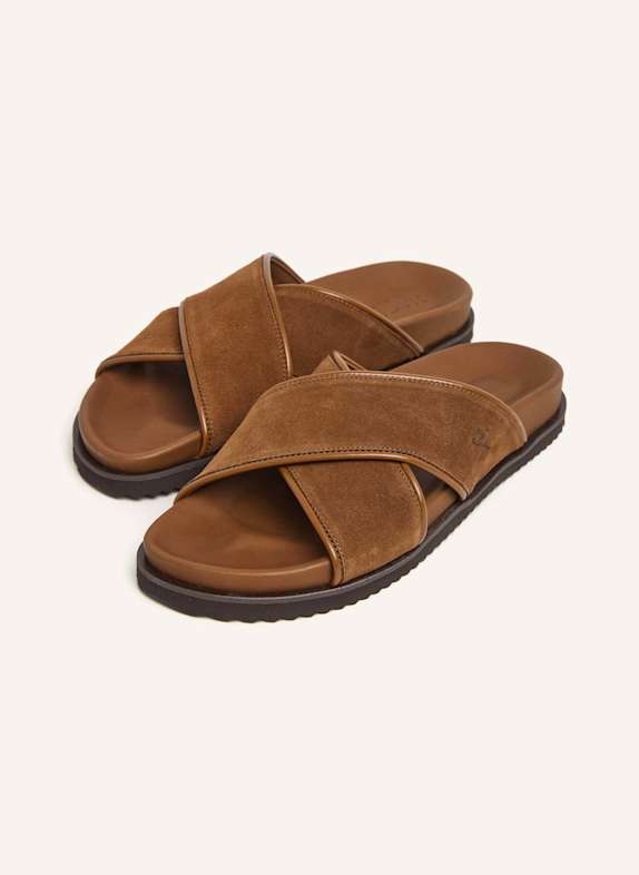 HACKETT LONDON Outdoor Sandale MIKONOS HIGHCROSS BRAUN