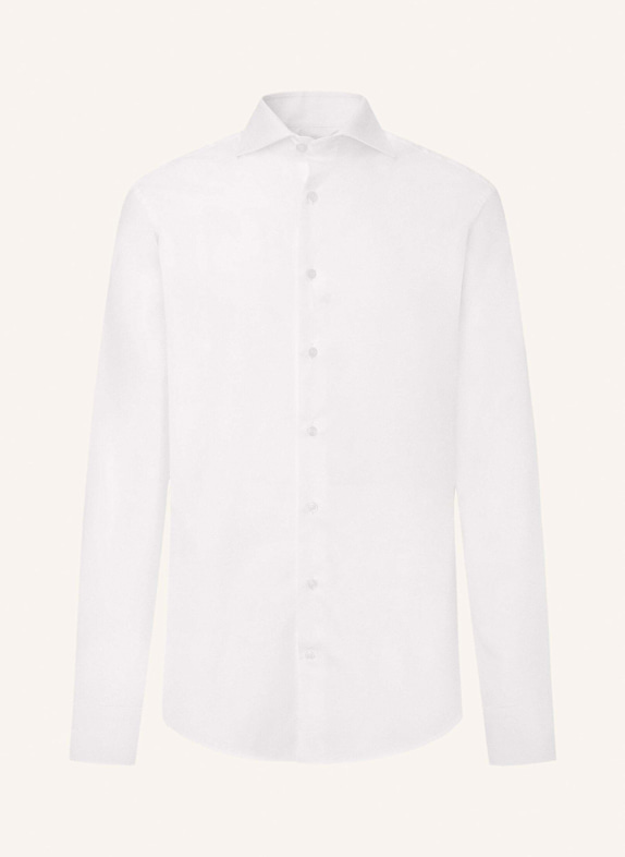 HACKETT LONDON Freizeithemd POPLIN SLIM BC WEISS