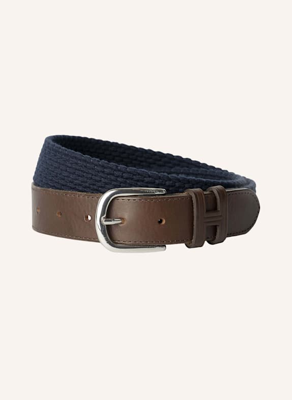 HACKETT LONDON Gürtel PARACHUTE BELT DUNKELBLAU