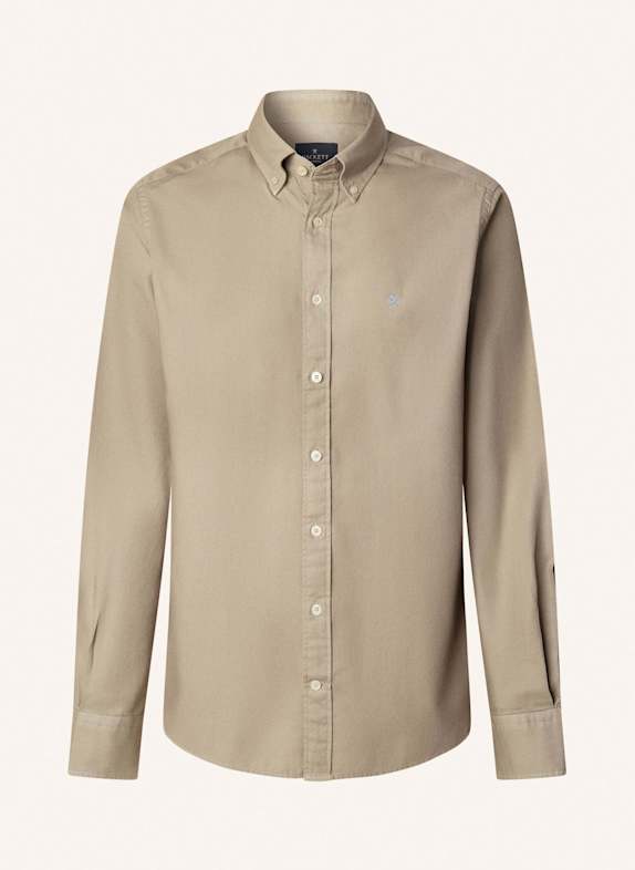 HACKETT LONDON Freizeithemd ESS GMT DYED OXFORD OLIV