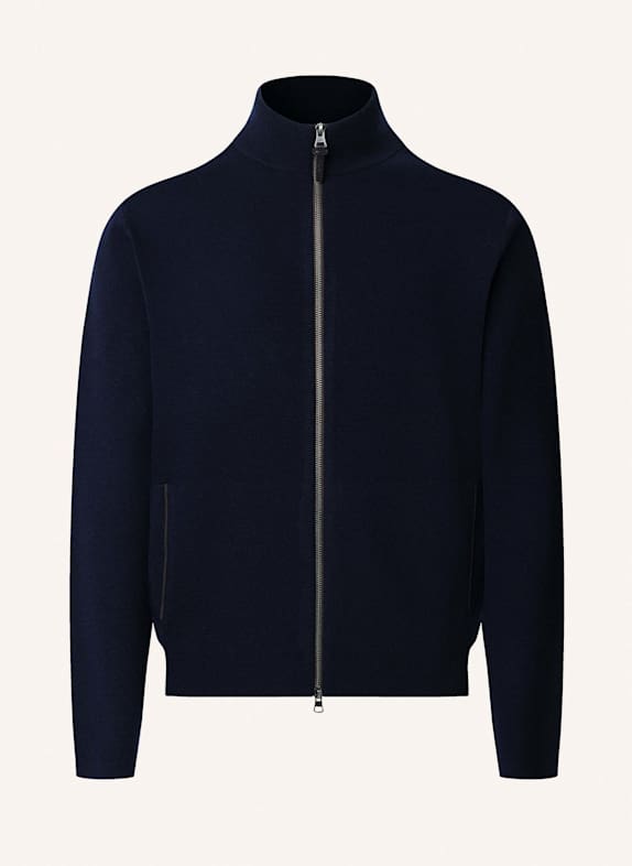 HACKETT LONDON Strickjacken Cardigan MILANO FZIP BLAU