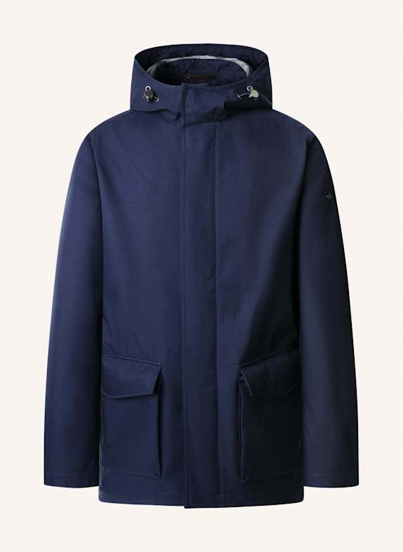 HACKETT LONDON Parka ONSHORE VELO DUNKELBLAU