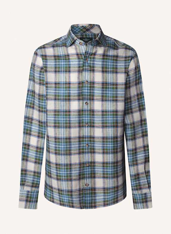 HACKETT LONDON Freizeithemd HERITAGE MADRAS GRÜN