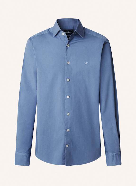 HACKETT LONDON Freizeithemd ESS GMD POPLIN BLAU