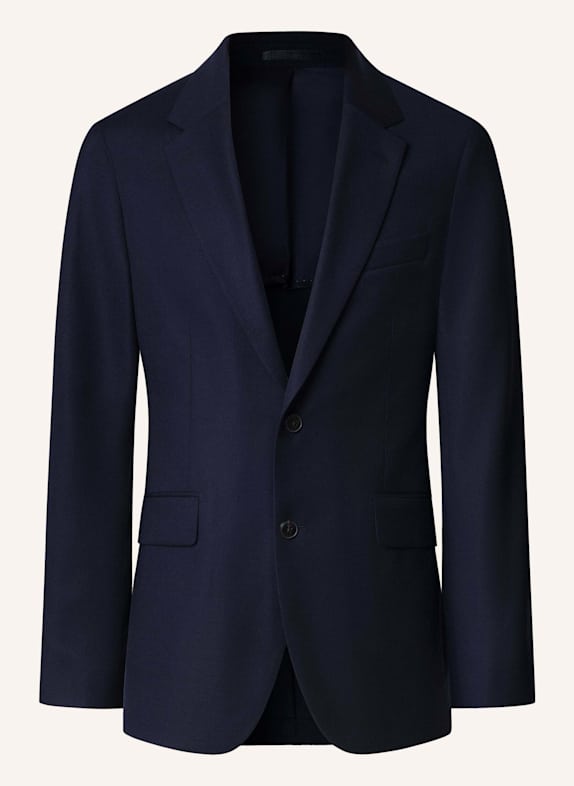 HACKETT LONDON Sakko 130S HOPSACK BLAZER DUNKELBLAU