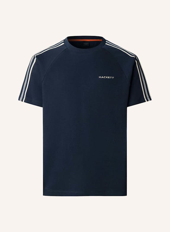 HACKETT LONDON T-Shirt HS TAPE TEE DUNKELBLAU