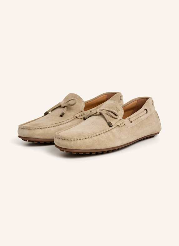 HACKETT LONDON Loafer DRIVER LACES BEIGE