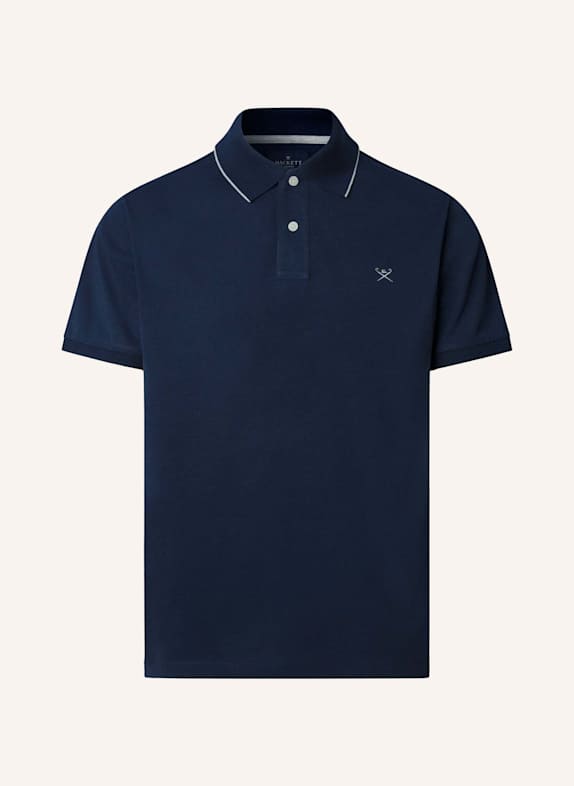HACKETT LONDON Poloshirt TIPPED JERSEY POLO BLAU