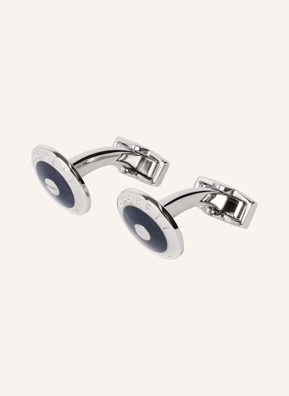 HACKETT LONDON Manschettenknöpfe ROUND NO 1 CUFF DUNKELBLAU