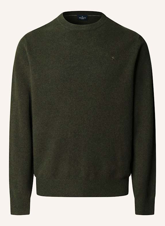 HACKETT LONDON Pullover LAMBSWOOL CREW GRÜN