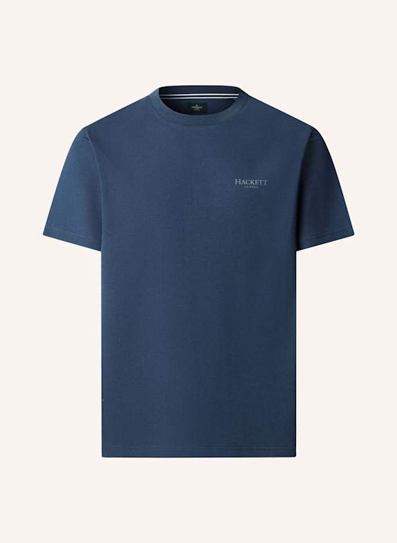 HACKETT LONDON T-Shirt HERITAGE ESS SMALL LGO DUNKELBLAU