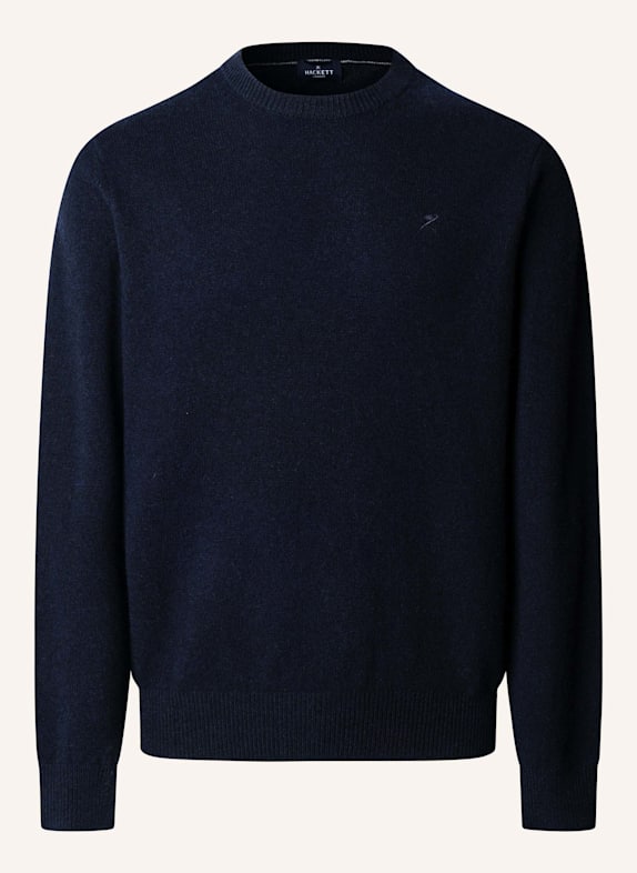 HACKETT LONDON Pullover LAMBSWOOL CREW BLAU