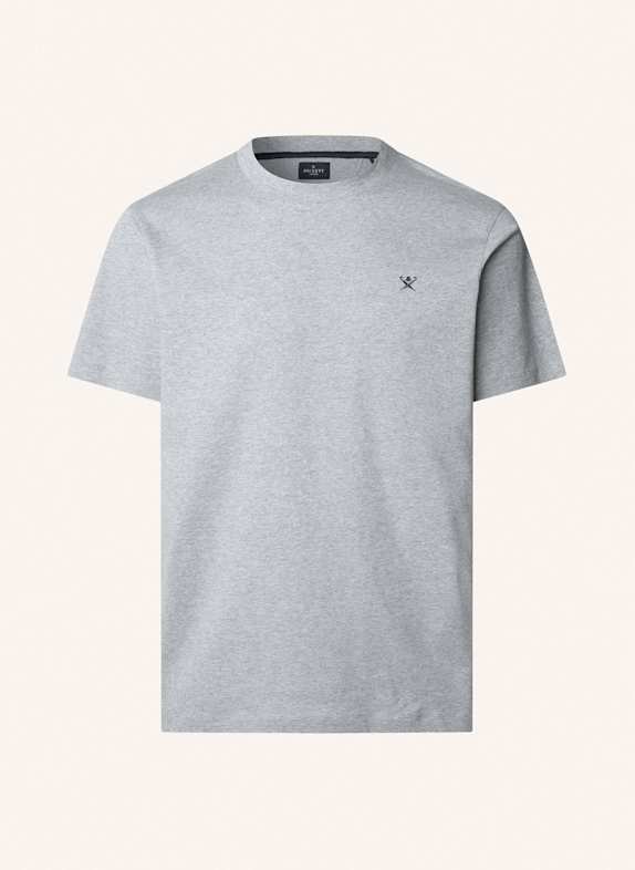 HACKETT LONDON T-Shirt SS LOGO TEE HELLGRAU