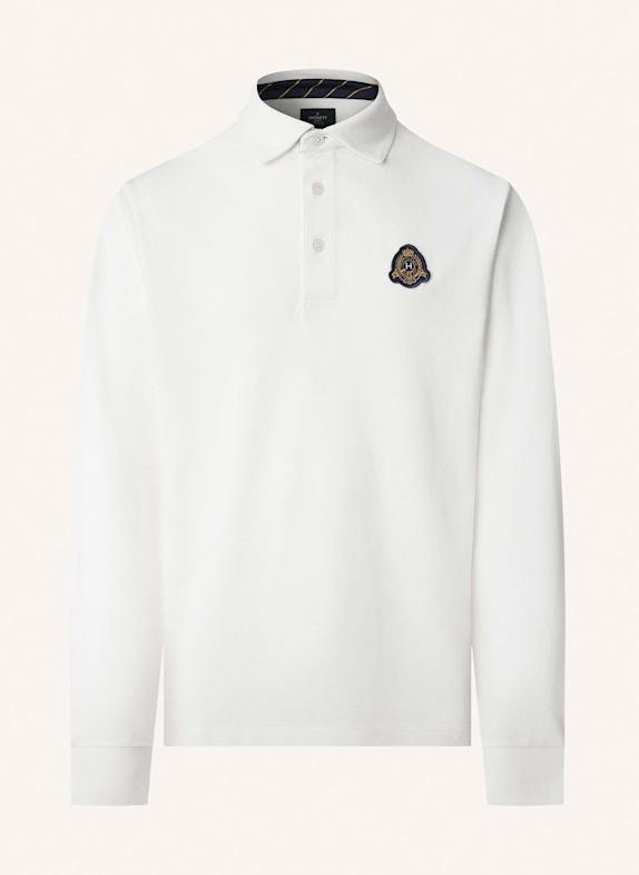 HACKETT LONDON Poloshirt HERITAGE CREST LGO LS CREME