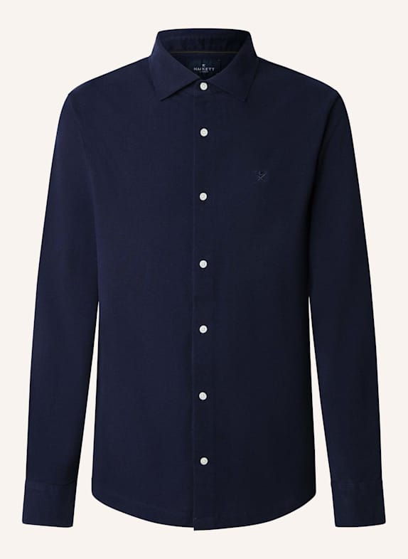 HACKETT LONDON Poloshirt PIPED SHIRT POLO LS BLAU