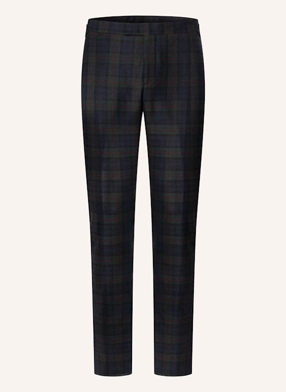 HACKETT LONDON Businesshose GREEN TARTAN TRS GRÜN