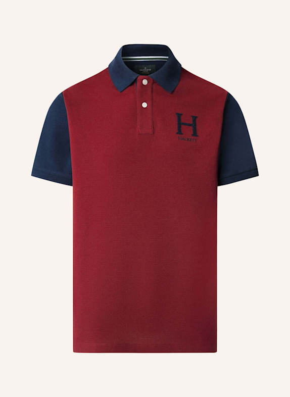 HACKETT LONDON Poloshirt HERITAGE PEAKS MULTI ROT