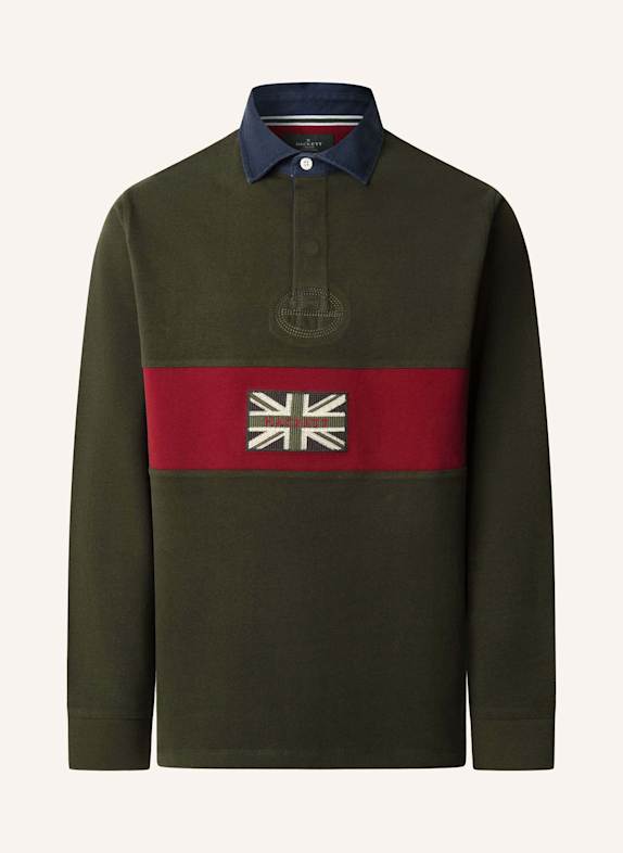 HACKETT LONDON Poloshirt HERITAGE PEAKS RUGBY GRÜN