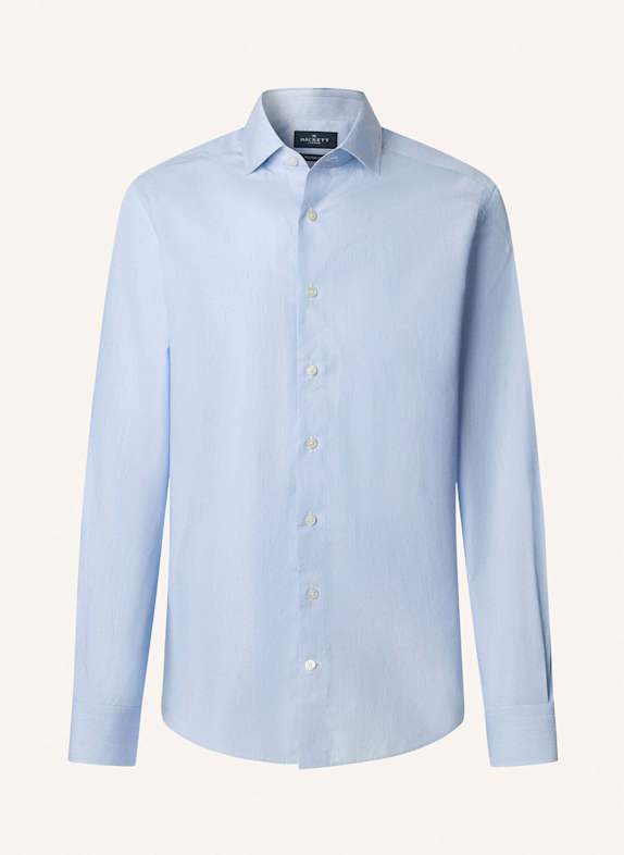 HACKETT LONDON Freizeithemd HAIRLINE STRIPE HELLBLAU