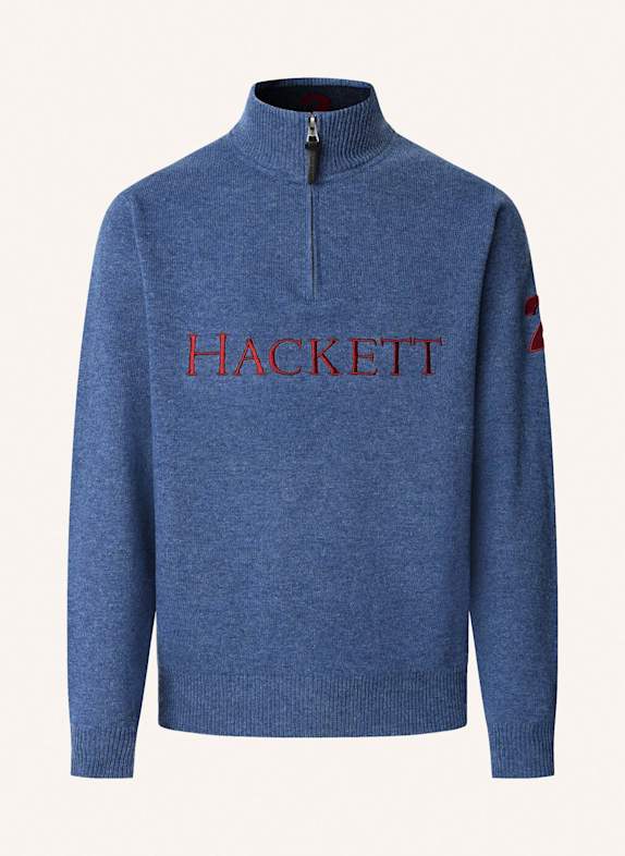 HACKETT LONDON Pullover HERITAGE NO.2 HZIP BLAU