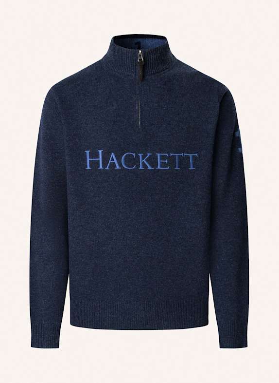 HACKETT LONDON Pullover HERITAGE NO.1 HZIP BLAU
