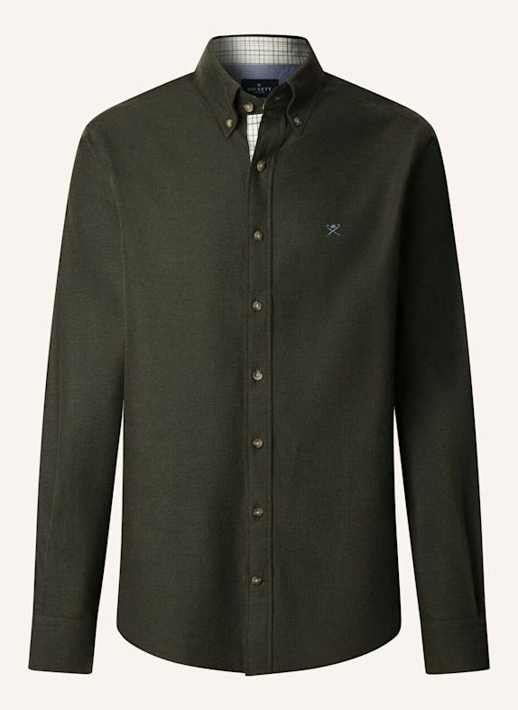 HACKETT LONDON Freizeithemd FLANNEL MULTI TRIM GRÜN