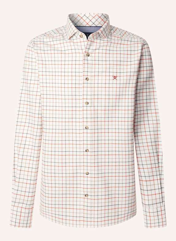 HACKETT LONDON Freizeithemd LGE FLANNEL TATTERSALL ORANGE