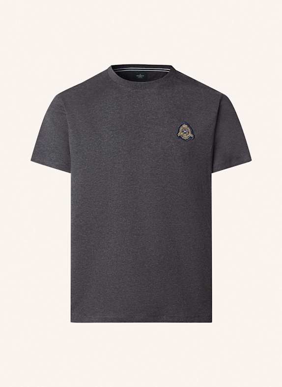 HACKETT LONDON T-Shirt HERITAGE CREST TEE DUNKELGRAU