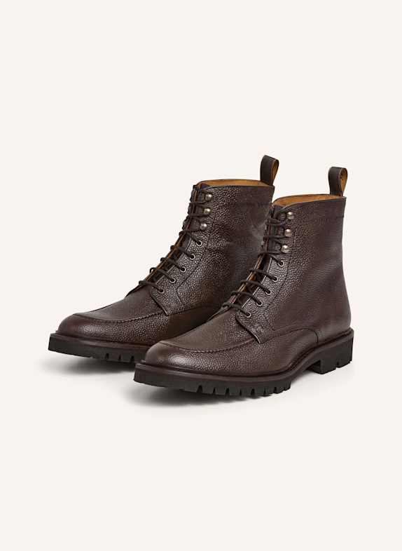 HACKETT LONDON Boots SLOANE APRON DUNKELBRAUN