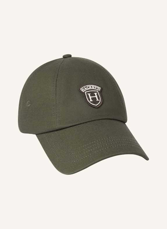 HACKETT LONDON Cap HRTG PEAKS TWILL CAP GRÜN