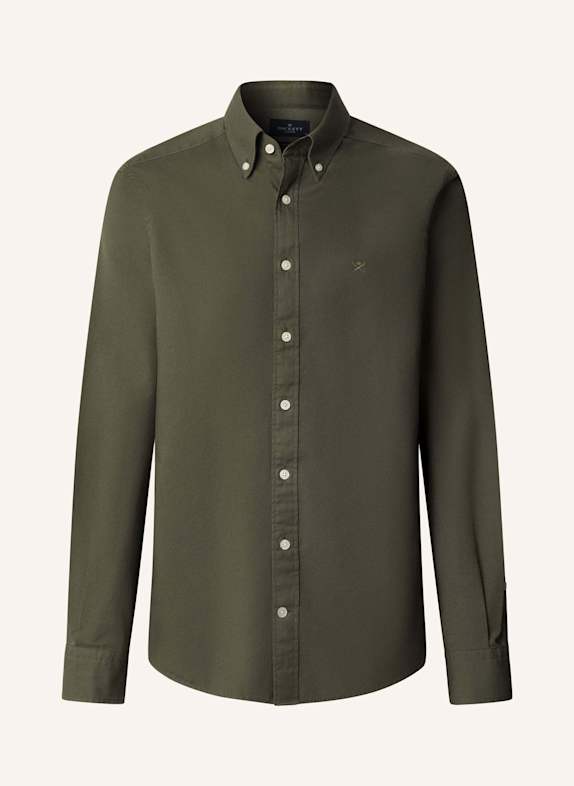 HACKETT LONDON Freizeithemd ESS GMT DYED OXFORD GRÜN
