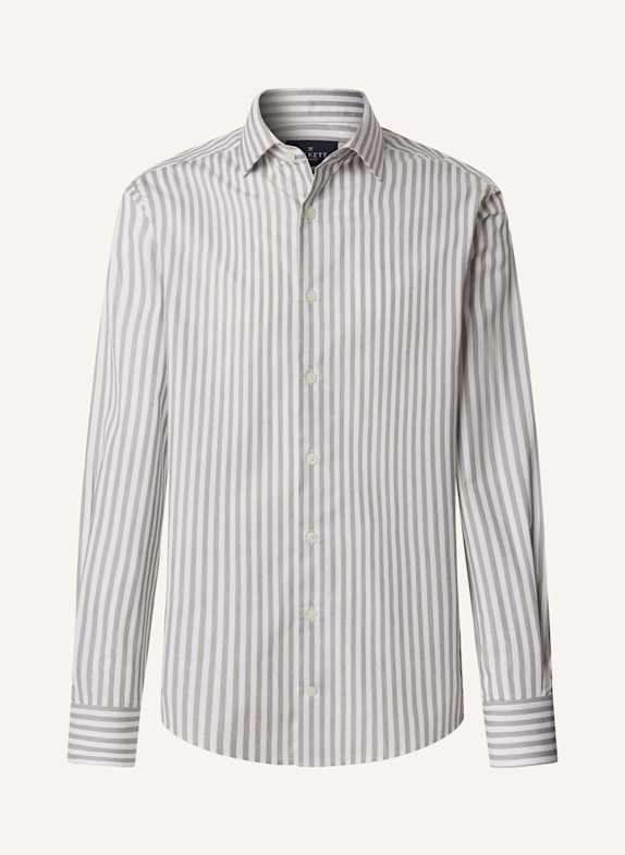 HACKETT LONDON Freizeithemd MELANGE STRIPE GRÜN
