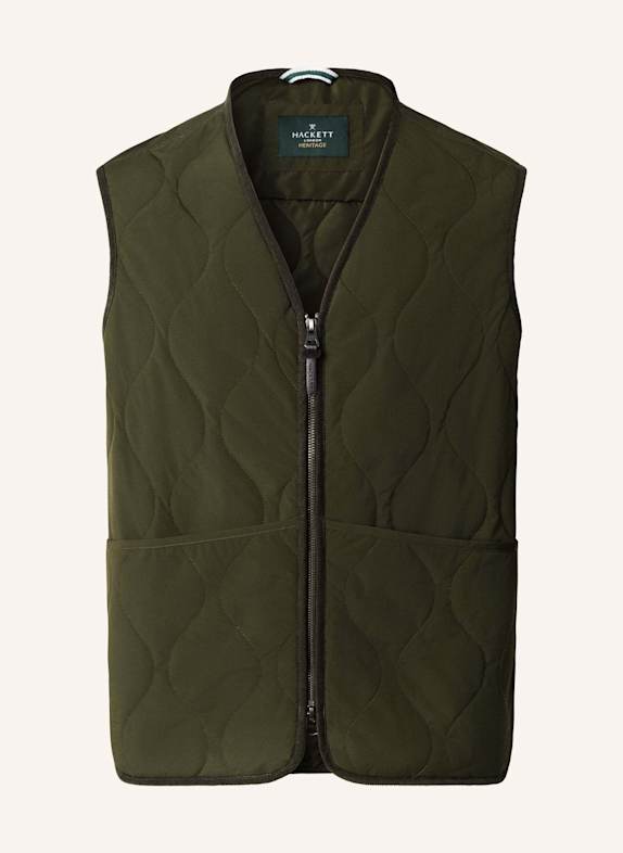 HACKETT LONDON Gilet H TRAIL VEST GRÜN