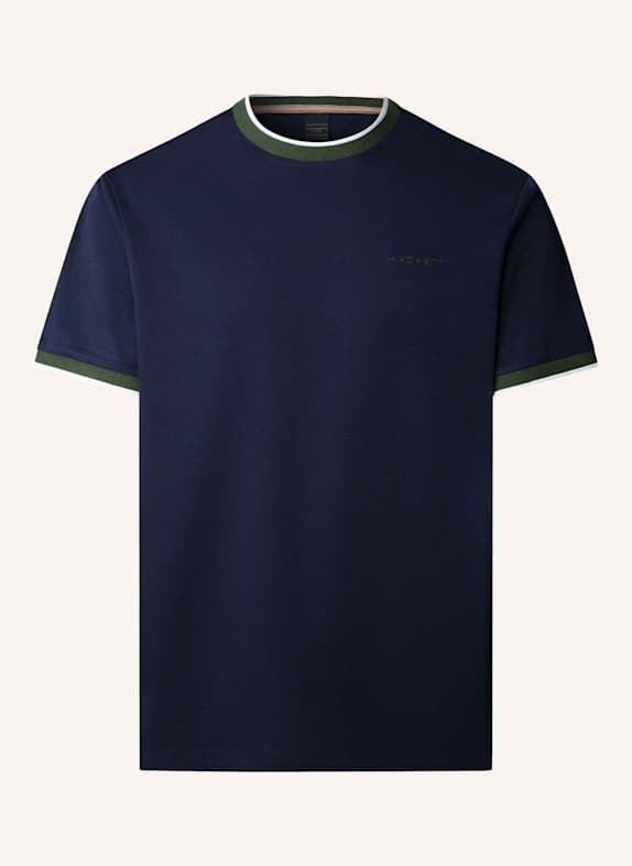 HACKETT LONDON T-Shirt HS CLUB COLLAR TEE DUNKELBLAU