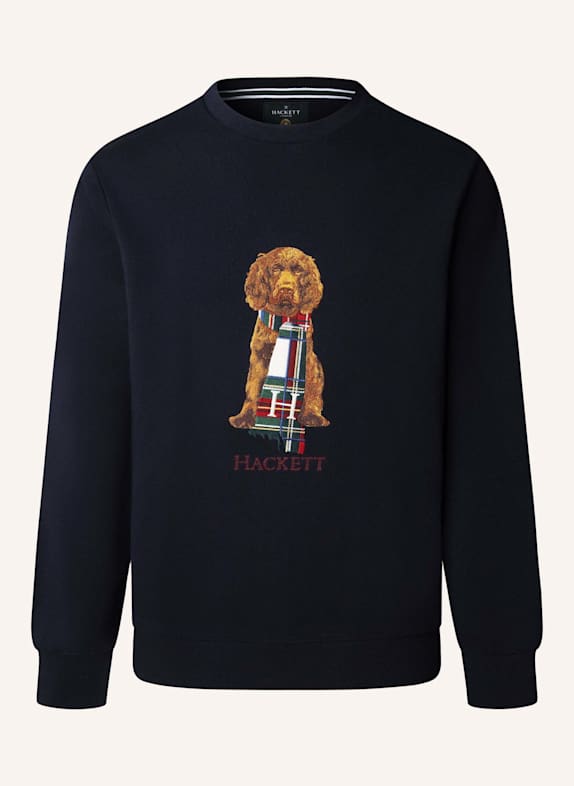 HACKETT LONDON Sweatshirt HERITAGE HARRY CREW BLAU