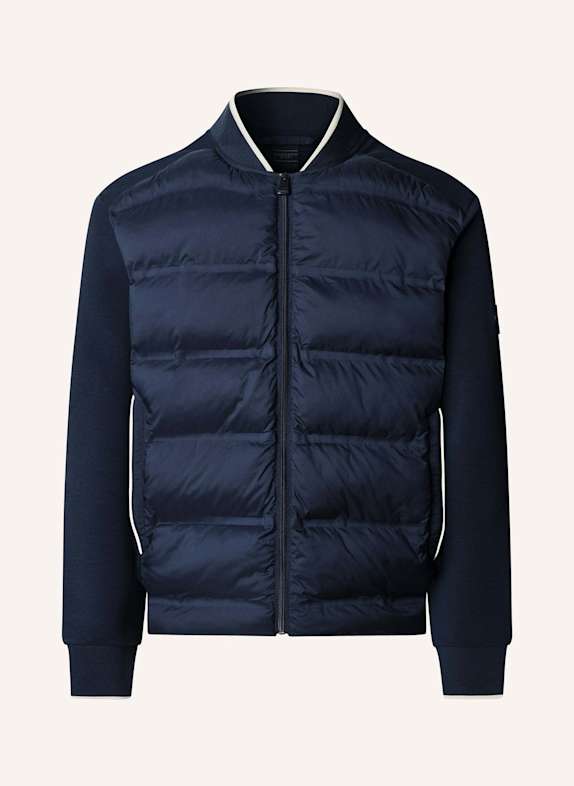 HACKETT LONDON Hoodiejacke HS QUILT BOMBER FZ DUNKELBLAU