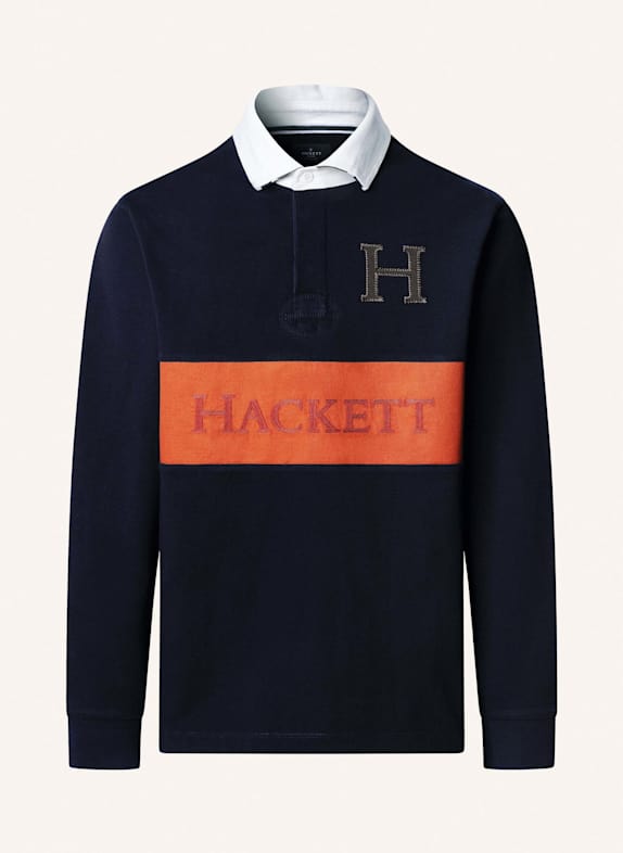 HACKETT LONDON Poloshirt HERITAGE RALLY HKT BLAU