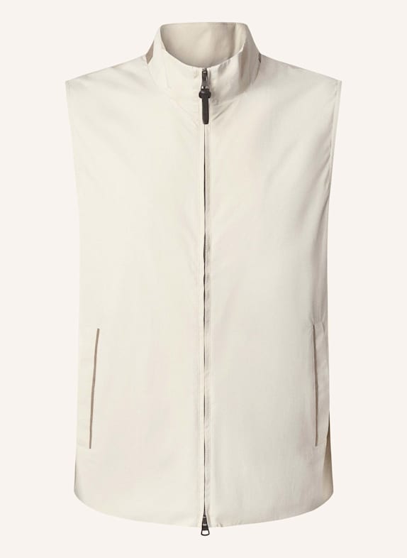 HACKETT LONDON Gilet HYBRID KNIT GILET BEIGE
