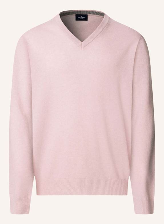 HACKETT LONDON Pullover MERINO CASH MIX V PINK